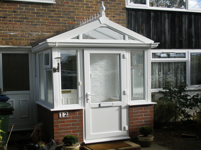 gable upvc porch