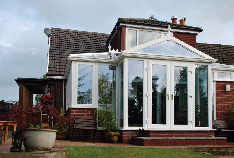 T shape conservatory